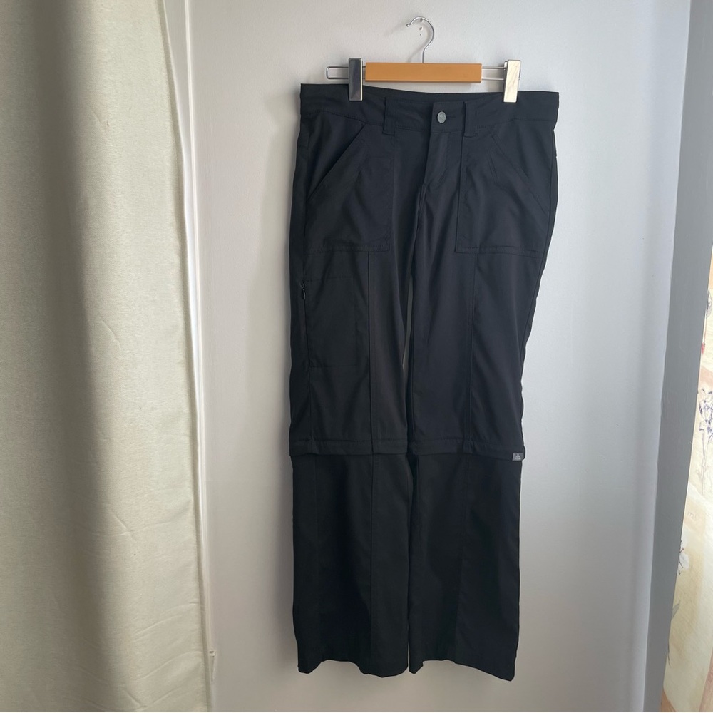 Prana Black Convertible Hiking Pants size 2